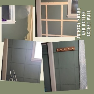 An easy board and batten wall