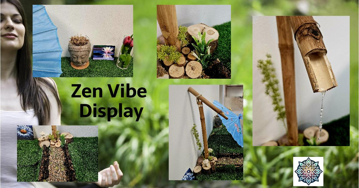 Creating or crafting an inexpensive zen vibe for positivity