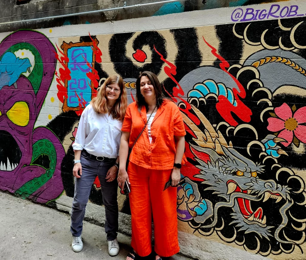 Friends at the Art Walk