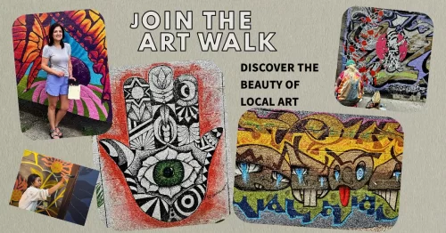 Powerful and vibrant local street art