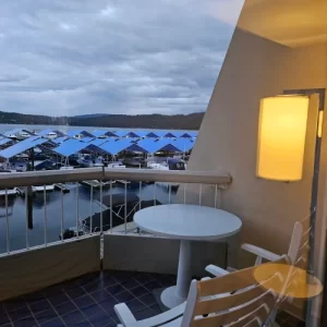 Lake Coeur d'Alene at twilight Balcony