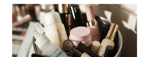 Trash makeup products