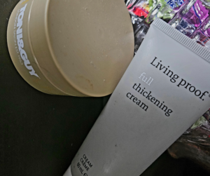 Toni&Guy Volume cream vs Living Proof Full Thickening Cream