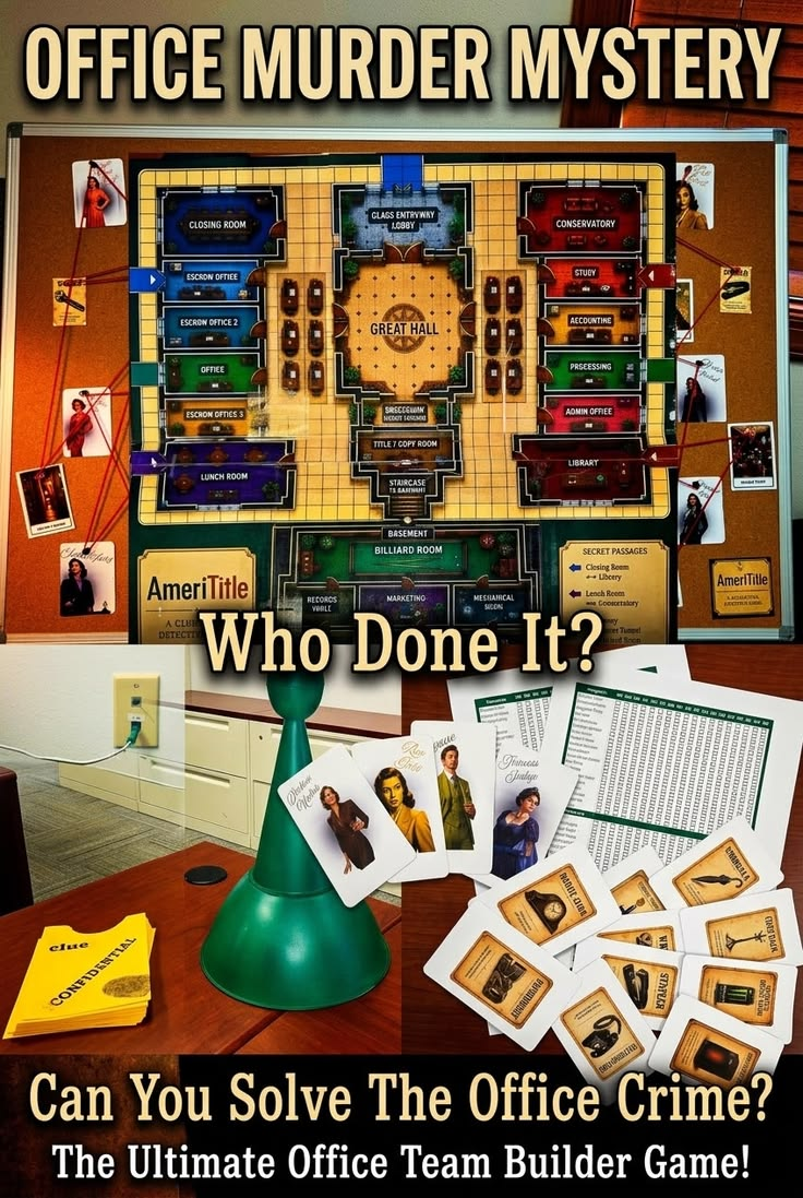 Office Murder mystery type game