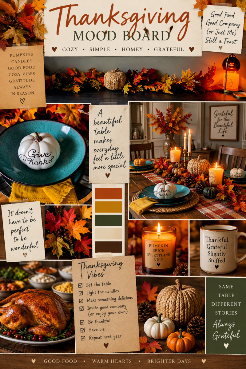 Thanksgiving Mood Board 2026